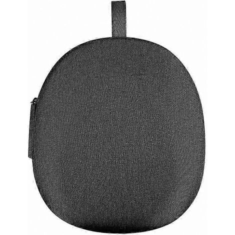 Étui rigide portable pour casque audio circum-aural, pochette de protection de voyage grise (1/5)