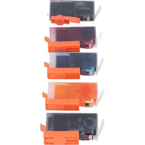 Les cartouches d'encre pour imprimante HP 564 avec remplissage d'encre sont compatibles avec les imprimantes Photosmart D5445/D5460/D5463/D5468 (cartouches d'encre 5 couleurs). (1/5)