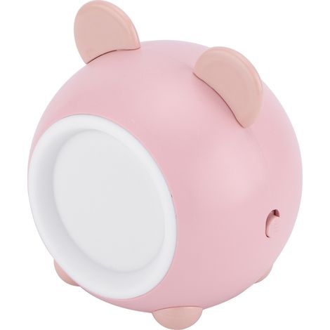 Lampe de chevet ours rose USB, lampe de table verticale pour chambre ou bureau, décoration lumineuse (1/5)
