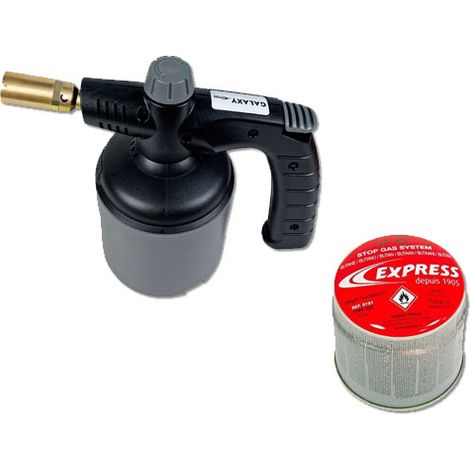 Guilbert Express – Chalumeau soudeur à flamme bi-gaz – Autonomie 1h30 – Température de flamme 1850°C – Pour brasage cuivre et étain