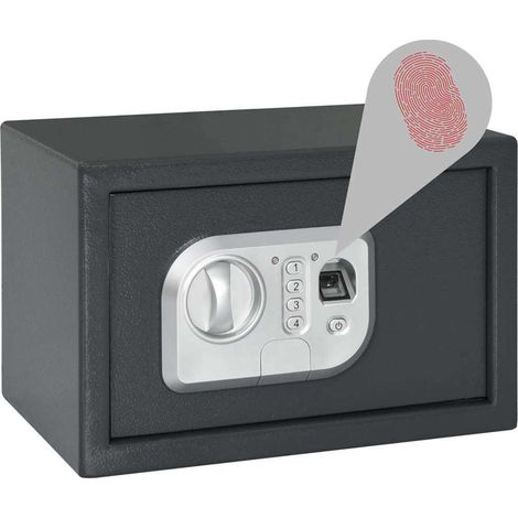 Coffre-fort numérique Gris foncé 31 x 20 x 20 cm Acier