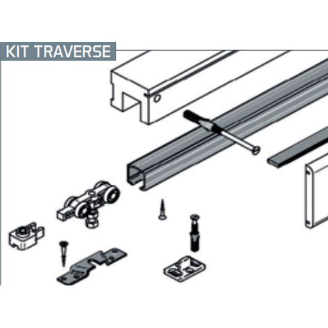 Applisystem FIBROTUBI sistema de puerta corredera de superficie - Traverse 600-900 - 92030002