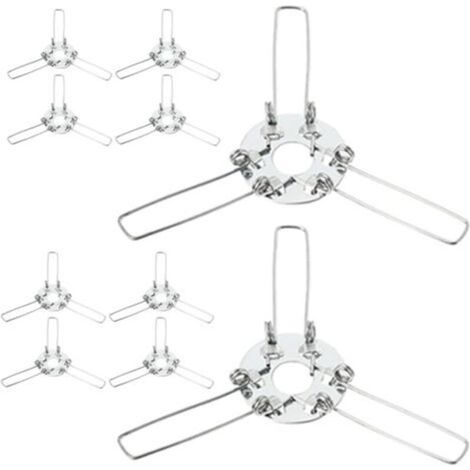 24Pièces Support de Fixation Abat Jour Kit Ressort pour Lampe Accessoires DIY pour Lampes de Bureau Chandeliers Plafonniers (1/5)