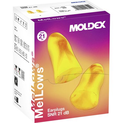 Moldex 760001 MelLows Gehörschutzstöpsel 21 dB einweg EN 352-2   200 Paar (1/4)