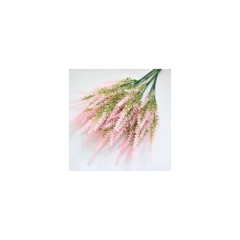 Fleurs de lavande artificielles en plastique, roses, lot de 10 tiges pour décoration intérieure (1/3)