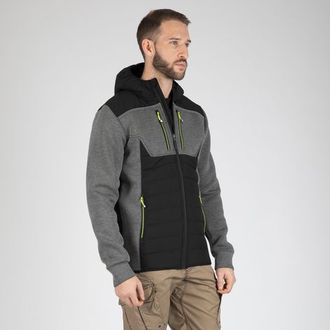 HIRO BLOUSON DE TRAVAIL 1134 Gris , Noir L (1/5)