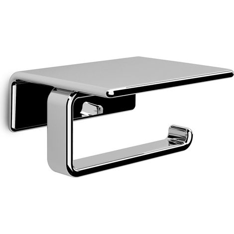 Portarotolo coperto da muro in ottone, acciaio inox AISI 304 e Cromall A925 Gedy serie IL GIGLIO Cromato