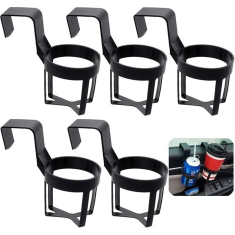 Réglable Pliant Coupe Porte Gobelets Porte-gobelets Automobiles Réglables Voiture Rack Porte-gobelet Voiture Porte-Cannettes Porte-Gobelet Latéral de Siège Auto pour Sodas,Eau,Café(5 Pièces) (1/5)