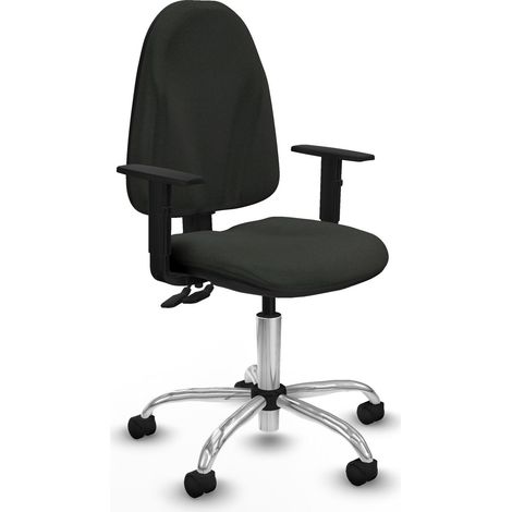 Piqueras y Crespo Algarra silla de oficina negra confortable (1/3)
