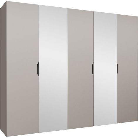 Armario Hartford 516, Cachemira, 202x250x50cm, Puertas de armario: Con bisagras, Número de estantes: 0 (1/4)