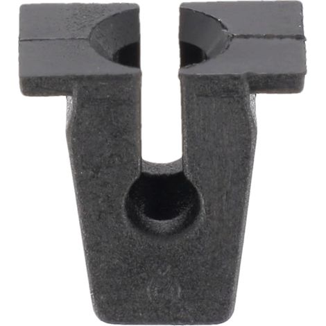 Écrou Plastique Garniture Intérieure et Extérieure pour Véhicules Volkswagen, 4.8mm Vis Diamètre, 7 x 7mm Poinçon, Lot de 8, Noire (1/2)
