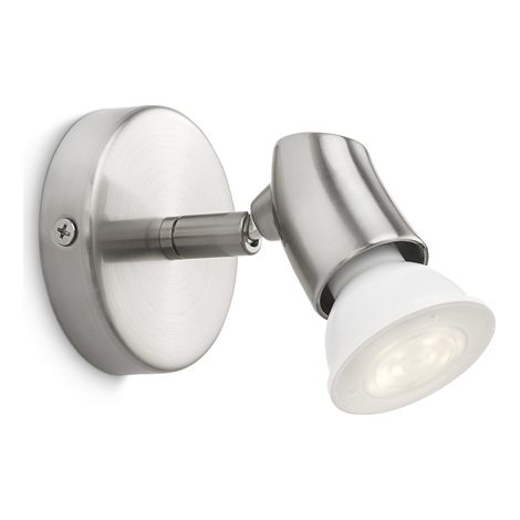 Kaya - Singolo spot LED nickel (1/2)