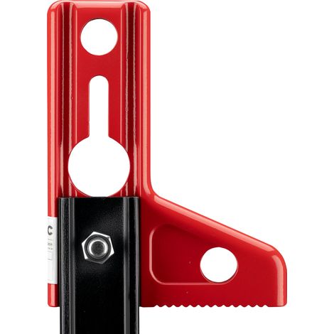 Wiltec Farm Jack obere Klemme, Wagenheber Schelle, Farm Jack Zubehör robuste Stahlkonstruktion, Top Clamp für sichere Hebe- und Windeeinsätze