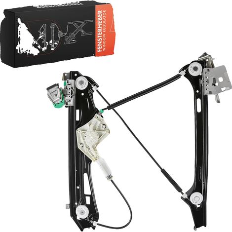 Alzacristalli elettrico, dimensioni standard, compatibile con Mercedes-Benz CLS C219, progettato per guida a sinistra, struttura in plastica resistente. (1/5)