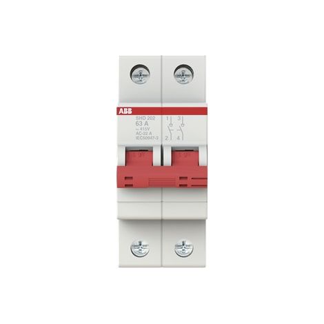 Interruttore modulare ABB shd202/63 63A 2 poli