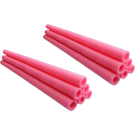 12pcs 35.4 Pouces de Protection Rose Manchons à Poteaux de Trampoline pour Accessoires de Trampoline (1/5)