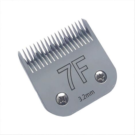 Lame de rechange en céramique détachable pour tondeuse pour chiens, compatible avec la plupart des tondeuses des séries A5 et KM10 (7F). (1/4)