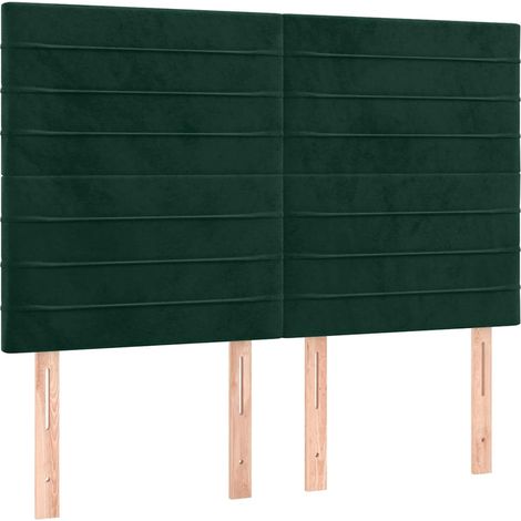 Maison Exclusive - Cabecero Terciopelo Verde Oscuro 144x5x118/128 (1/5)