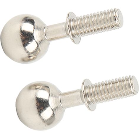 Lot de 2 rotules de pivot en acier inoxydable résistant à l'usure pour voitures RC 1/7 et 1/8 (1/5)