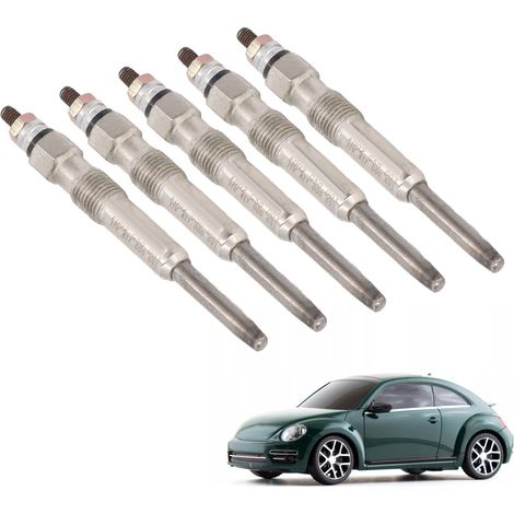 Lot de 5 bougies de préchauffage compatibles avec Volkswagen Beetle 1998-2004 (Oe : 0250202022) (1/5)