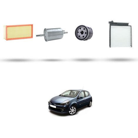 Kit tagliando 4 filtri compatibile con Renault Clio III 2.0 16V 147kw Dal 2006 (1/5)
