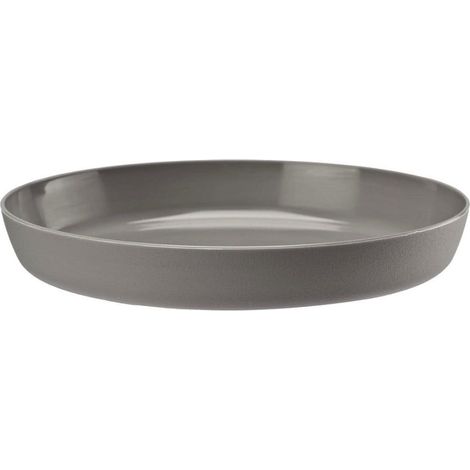 Soucoupe en plastique pour pot d'azalée 14 cm grise (1/3)