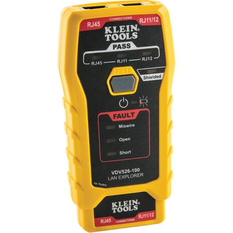 Klein Tools Testeur de câble réseau LAN Explorer Remote RJ11 RJ12 RJ45 (1/5)
