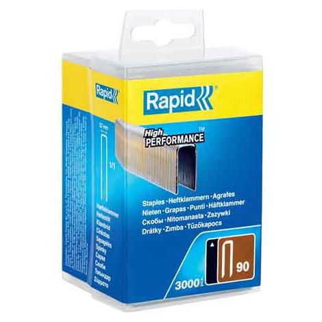 Rapid 3000 grapas plateadas acero galvanizado 30 mm