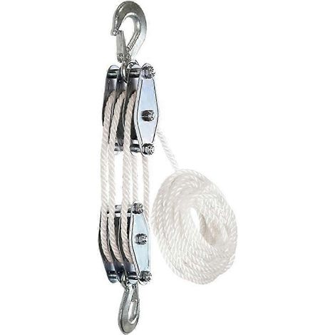 Système de poulies à palan, palan à câble, robuste, 15 m (1/5)