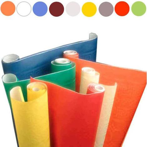 Nappe en papier vert pomme H 120 M 50 Infibra