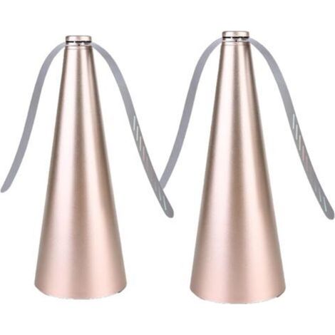 Ventilateur anti-moustiques 2 pièces – Répulsif à pales pour éloigner mouches et insectes – Pour pique-nique, barbecue et dîner en extérieur (1/5)