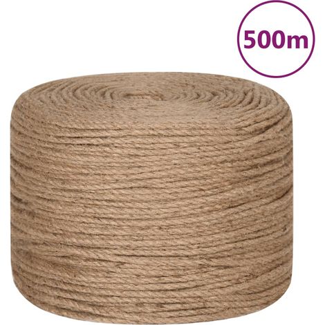Rope 100% Jute 8 mm 500 m vidaXL