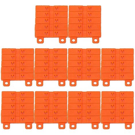 Connecteur fil électrique SPL 50 pièces, borne rapide à levier PCTZ42, bloc jonction ignifuge spécial, serre-câble pratique. (1/5)