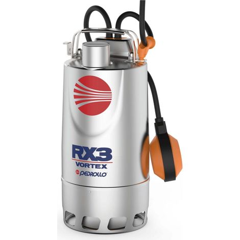 Pompe De Relevage Pedrollo Rx M 320 Vortex Eaux Usées Avec Flotteur Mono 11.4 M3/h 0.55 Kw (1/3)