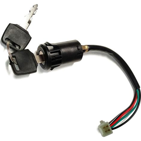 Clausor con 2 juegos de llaves para patinete eléctrico (2 cables) (1/4)