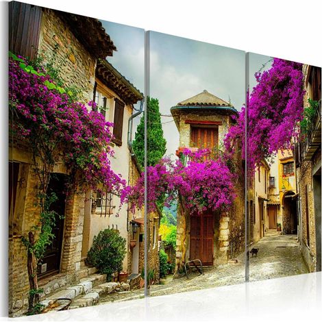 Tableau charmante ruelle - 120 x 80 cm (1/4)