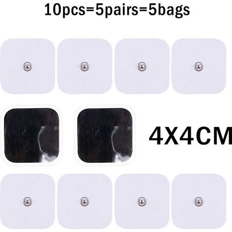 10/20 TENS electrodes, conductive gel pads for body acupuncture, therapeutic massage, pulse stimulator, electrode stickers 05501