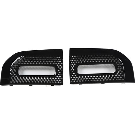 Cache de grille de feu antibrouillard noir brillant LR129432, compatible avec Land Rover Defender 90, 110 et 130 L663 (à partir de 2020). (1/5)