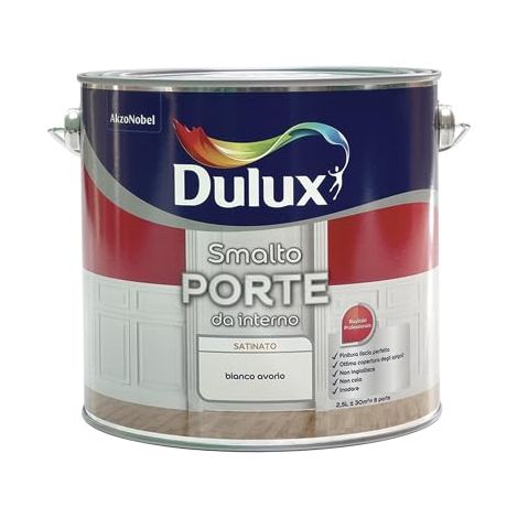 Dulux Smalto per porte, Bianco avorio, 2.5 l (Confezione da 1) (1/5)