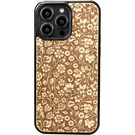 Bewood Holzhülle für iPhone 15 Pro Max WILD FLOWERS ANIEGRE (1/5)