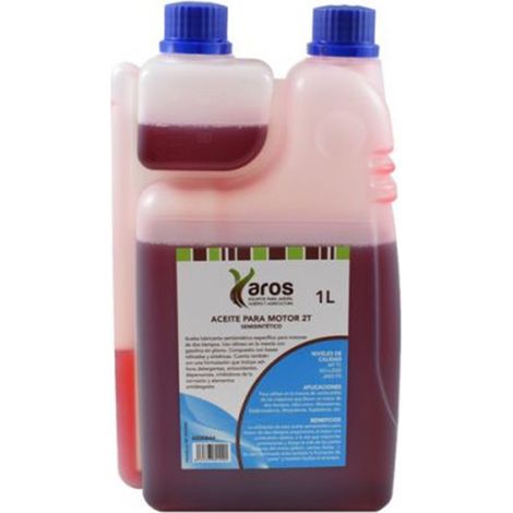 Huile Semi-Synthétique Yaros 2 Temps 1 Litre avec Distributeur