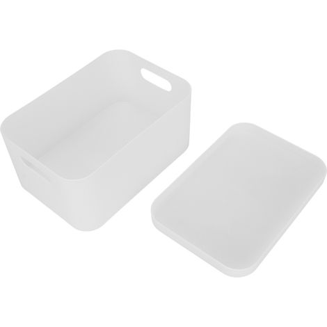 Organisateur de Maquillage Professionnel pour Institut de Beauté - Grande Boîte de Rangement Blanche (1/5)
