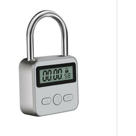 Verrouillage intelligent Brynnl avec cran LCD scurit rechargeable verrou de minuterie 99h Label (1/3)