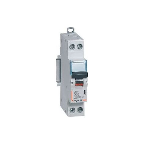 Legrand 406803 Leistungsschalter DNX³ 4500 – Schraubanschluss – U+N 230 V 20 A – 4,5 kA – D-Charakteristik – 1 Modul