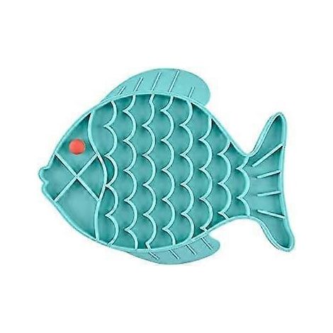 Tapis de léchage pour chats, tapis de léchage à alimentation lente, tapis de léchage pour chiens, tapis de léchage au beurre de cacahuète, soulagement de l'anxiété chez le chien, bain et toilettage po (1/5)
