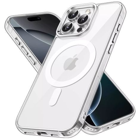 Funda Alogy antichoque híbrida transparente para Apple iPhone 16 Pro Max con MagSafe (1/5)