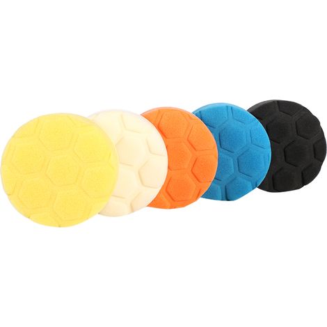 Autopolierset – 5 x 3-Zoll-Polierpads, Handwerkzeug zum Wachsen und Polieren (1/2)