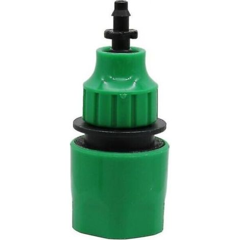 Enrouleur mural pour tuyau d'irrigation jardin – Compatible 4/7 mm et 8/11 mm – Raccord rapide – Installation facile sur mur (1/5)