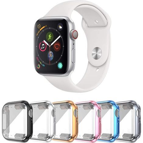 Coque Intégrale - Protection Écran Intégrée - Pour Apple Watch 38 mm 40 mm 42 mm 44 mm - Lot De 6 (1/5)