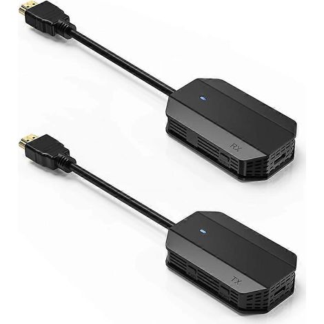 Émetteur-récepteur sans fil HDMI 1080p compatible, dongle d'extension d'affichage, adaptateur AV pour ordinateur portable, TV, projecteur et moniteur (1/5)